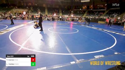 80 lbs Semifinal - Tyler Conzo, Dynamic Wrestling vs Lincoln Valdez, Pomona Elite