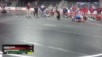 W 164 lbs Round 1 (3 Team) - Teegan Sulentich, Iowa vs Alison Evans, Colorado