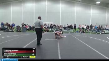 126 lbs Cross Bracket (8 Team) - Jordan Schmidt, Iowa Yellow vs Ian Flemming, South Dakota Fury