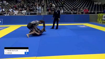 TIFFANY PAIGE BUTLER vs CECILIA MENA 2022 Pan IBJJF Jiu-Jitsu No-Gi Championship