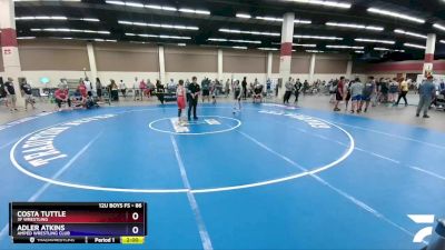 86 lbs Cons. Round 1 - Costa Tuttle, 3F Wrestling vs Adler Atkins, Amped Wrestling Club