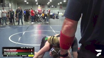 195 lbs Cons. Round 4 - Myles Nehring, U.P. Power Wrestling vs Payton Howard, Hazel Park Wrestling