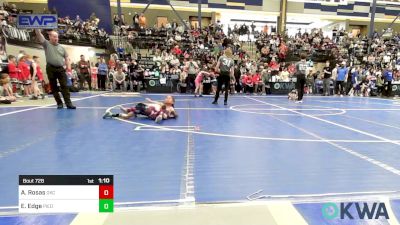 51 lbs Rr Rnd 1 - Avery Rosas, OKC Saints Wrestling vs Emersyn Edge, Piedmont