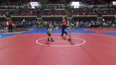 46 lbs 2nd Place Match - Kashius Richerson, Bearcats Wrestling Club Helena vs Flora Saddler, Helena Wrestling Club