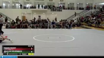 106 lbs 2nd Wrestleback (8 Team) - Braylen Holsenback, Ola vs Mason Moody, Locust Grove