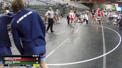 102 lbs Round 5 (6 Team) - Adryck Stewart, Nebraska Red vs Joshua Brooks, Team Texas