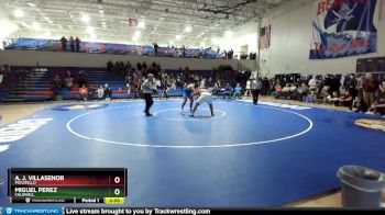 285 lbs 1st Place Match - A. J. Villasenor, Pocatello vs Miguel Perez, Caldwell