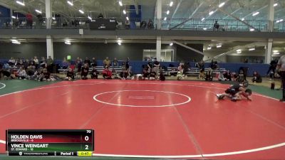 70 lbs Round 2 (6 Team) - Holden Davis, Brecksville vs Vince Weingart, St. Edward