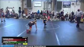76 lbs Round 4 (8 Team) - Damian Manna, Warhawks Black vs Charlie Mutschler, 84 Athletes