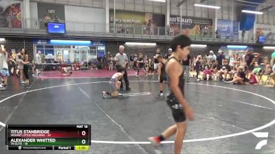 80 lbs Placement Matches (8 Team) - Alexander Whitted, TN Elite vs Titus Stanbridge, Violent Little Machines