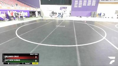 182 lbs Quarterfinal - Matthew Kubas, IL vs Orlando Cruz, IN