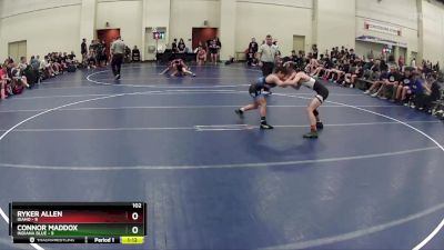 102 lbs Round 4 (6 Team) - Ryker Allen, Idaho vs Connor Maddox, Indiana Blue