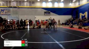 132 lbs Final - Trason Oehme, Legends Of Gold vs Greyson Clark, Askren1