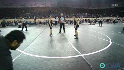 85 lbs Quarterfinal - Fernando Sierra, OKC Saints Wrestling vs Carter Perry, Choctaw Ironman Youth Wrestling