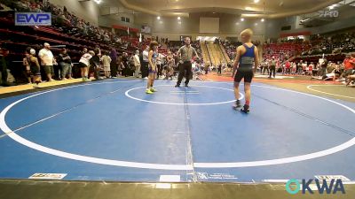 61 lbs Semifinal - Jaxson Dilbeck, Woodland Wrestling Club vs Damen Macias, Berryhill Wrestling Club