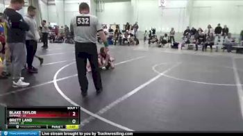 88 lbs Round 1 (8 Team) - Blake Taylor, Rampage vs Brett Land, Kraken
