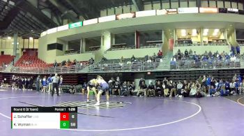 126 lbs Round 6 (8 Team) - Keenan Wyman, Blair vs Joseph Schaffer, Lincoln Southeast