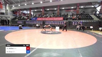 101 lbs Consolation - Esther Walker, Midland University (Neb.) vs Audalie Cruz, Wayland Baptist (Texas)