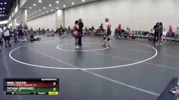 138 lbs Quarters & Wb (16 Team) - Ariel Maicon, Charlie`s Angels- GA Black vs Tatiana Bermudez, CLWC / IWC