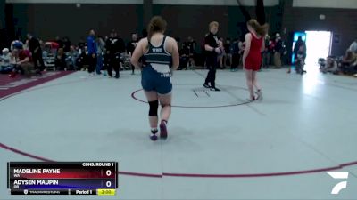 170 lbs Cons. Round 1 - Madeline Payne, WA vs Adysen Maupin, OR