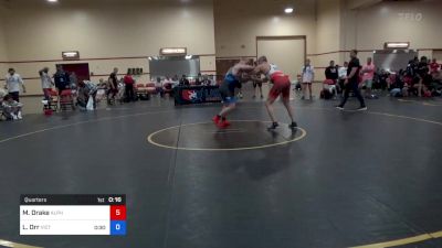 88 kg Quarters - Mark Drake, Alpha Pack Wrestling vs Louis Orr, Victory School Of Wrestling