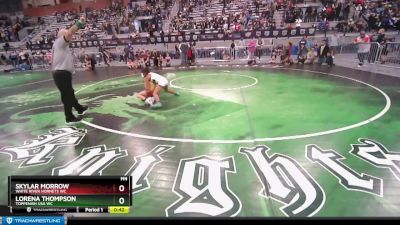 62 lbs Semifinal - Lorena Thompson, Toppenish USA WC vs Skylar Morrow, White River Hornets WC