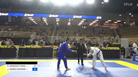 RENMEL MONZON TIONG vs JAMES GOMES BARROS 2024 Pan Jiu Jitsu IBJJF Championship