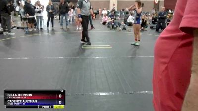 18 lbs Finals (2 Team) - Bella Johnson, Lady Reapers vs Cadence Aultman, Steel Valley