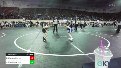 64 lbs Consi Of 8 #2 - Clayton Chenowith, Perry Wrestling Academy vs Jordan Hardgrave, Piedmont