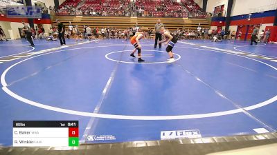 80 lbs Consi Of 4 - Chance Baker, Morris Wrestling Association vs Ronan Winkle, R.A.W.