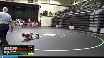 113 lbs Round 1 (8 Team) - Elijah Wilson, Pell City vs Logan Samples, Saint Clair County