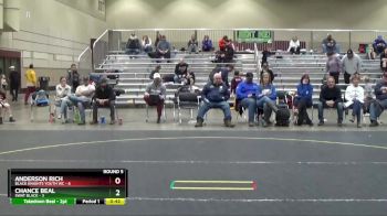 50 lbs Round 5 (6 Team) - Chance Beal, SWAT Black vs Anderson Rich, Black Knights Youth WC