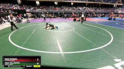 5A 126 lbs Quarterfinal - Max Villasana, Frisco Reedy vs Gian Rangel, Killeen Ellison