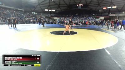 82 lbs Cons. Round 1 - Tristan Venturo, Republic Mat Club vs Zayne Kent, Cashmere Wrestling Club