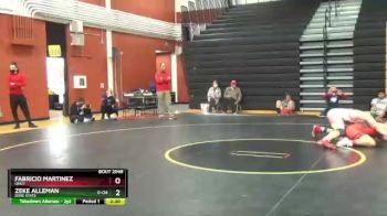 235 lbs Round 3 - Zeke Alleman, Dixie State vs Fabricio Martinez, UNLV
