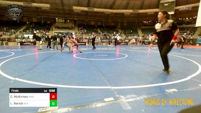 85 lbs Final - Chanlee McKinney, Woodland Wrestling Club vs Losa Nau Rarick, Westlake