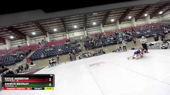 75 lbs Round 1 (6 Team) - Kaylie Anderton, Utah Black vs Kamryn Brumley, Colorado