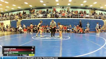 90 lbs Semis (4 Team) - Zavier Acuna, Portage vs Hank Seitzinger, Indiana Creek