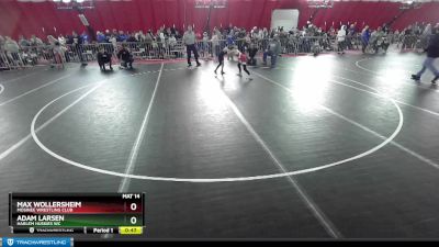 67 lbs Cons. Round 3 - Max Wollersheim, Mosinee Wrestling Club vs Adam Larsen, Harlem Huskies WC