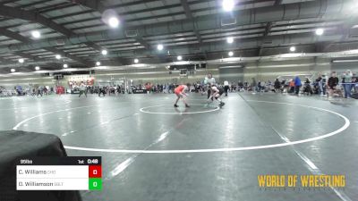 95 lbs Consi Of 16 #2 - Cache Williams, Choctaw vs Dylan Williamson, Sebolt Wrestling Academy