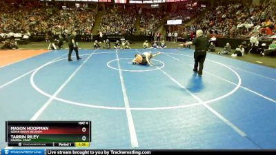 D3-145 lbs 1st Place Match - Tarrin Riley, Mineral Point vs Mason Hoopman, Cedar Grove-Belgium