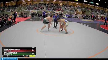 287 lbs Finals (8 Team) - Armondo Galindo, Mazama vs Ethan Stalcup, Estacada