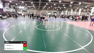 190 lbs Semifinal - Clyde Walton, Valiant College Prep vs Marcelo Aparicio, Silverback WC