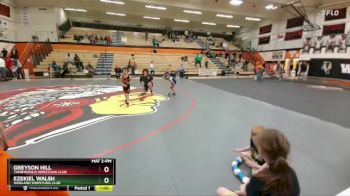 49-53 lbs 5th Place Match - Ezekiel Walsh, Worland Wrestling Club vs Greyson Hill, Thermopolis Wrestling Club