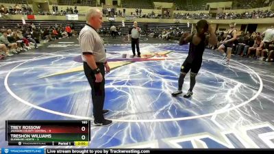 160 lbs Semis & 1st Wrestleback (8 Team) - Trey Rossow, Jackson County Central vs Treshon Williams, Glenbard North