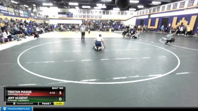 165 lbs Quarterfinal - Jeff Nugent, Elmhurst University vs Tristan Massie, Wisconsin-Eau Claire