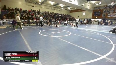 113 lbs Quarterfinal - Brody Perez, La Serna vs Jesse Hernandez, Santa Fe