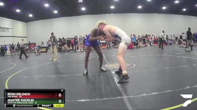 187 lbs Round 2 (4 Team) - Ryan Deloach, Tar River vs Hunter Macklin, Invictus Wrestling Club