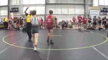 117 lbs Quarterfinals (8 Team) - Jeremy Huf, Team Gotcha Blue vs Carson Weber, American Gladiators