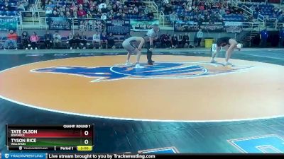 152 lbs Champ. Round 1 - Tate Olson, Bismarck vs Tyson Rice, Williston